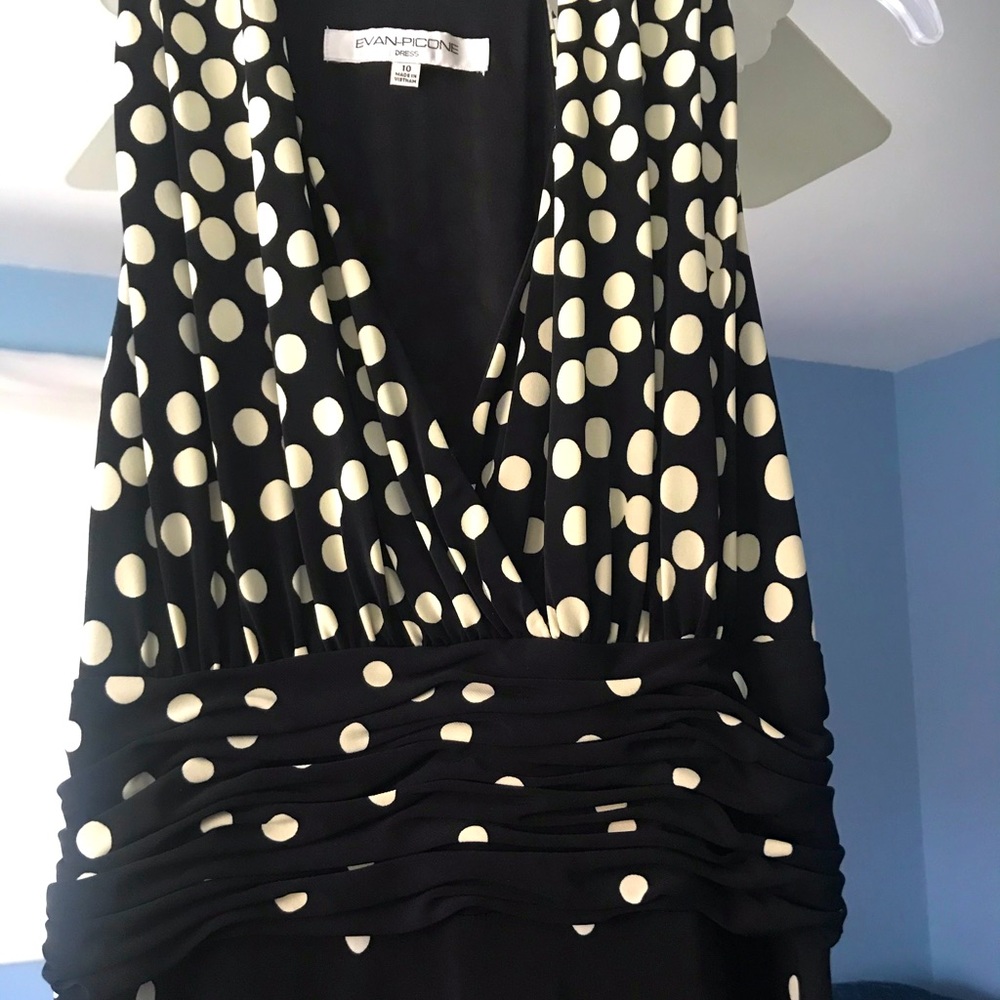 Evan-Picone halter sleeveless dress